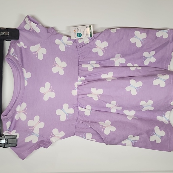 Garanimals Other - Garanimals Girls Purple Butterfly Skater Knit Dress Short Sleeve 18M NWT